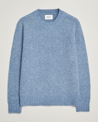 NN07 Lee Wool Knitted Sweater Denim Blue – Bleu