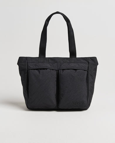 BOSS BLACK Catch Nylon Tote Bag Black – Noir