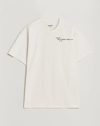 Carhartt WIP Punched T-Shirt Wax – Blanc
