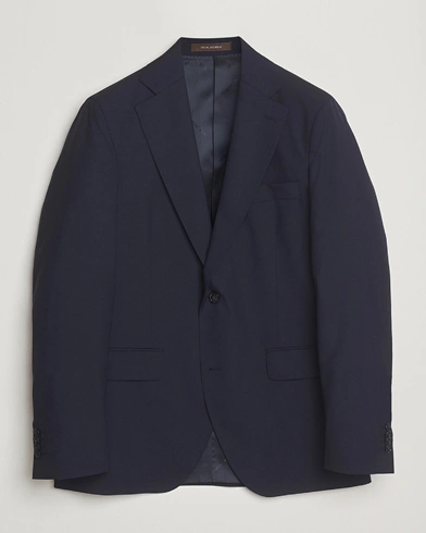 Oscar Jacobson Fogerty Wool Blazer Blue – Bleu