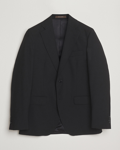Oscar Jacobson Fogerty Wool Blazer Black – Noir