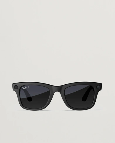 Ray-Ban Wayfarer Meta 53 Sunglasses Matte Black – Noir