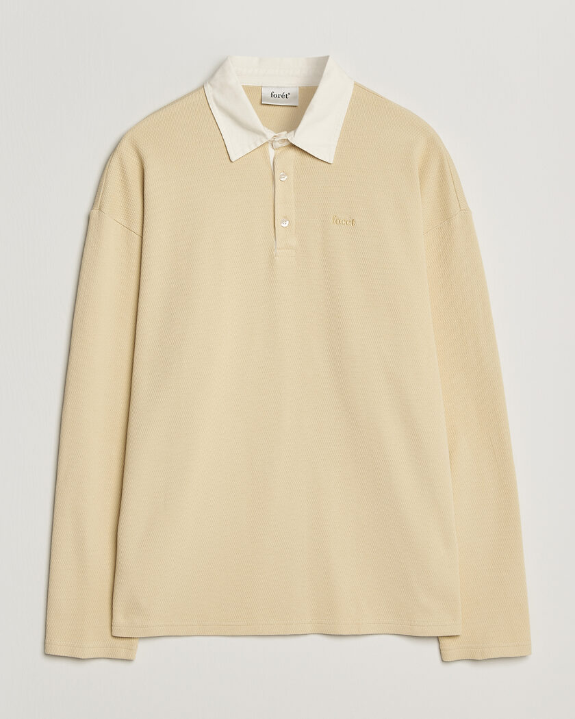 Forét Match Rugby Structured Sweatshirt Vintage Yellow – Jaune