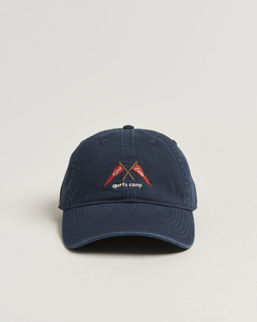 Forét Pennant Washed Cap Navy – Bleu