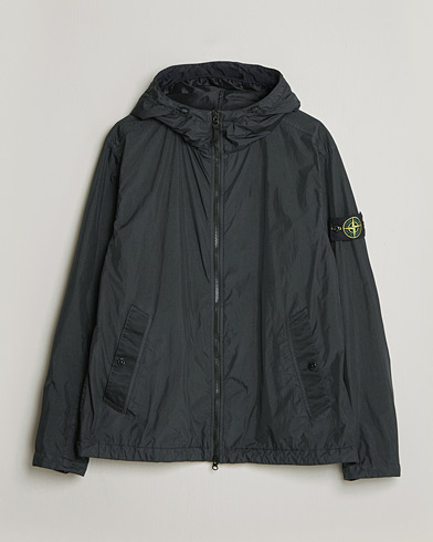 Stone Island Crinkle Reps Padded Hood Jacket Black – Noir