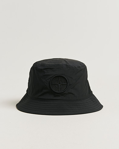 Stone Island Nylon Metal Bucket Hat Black – Noir