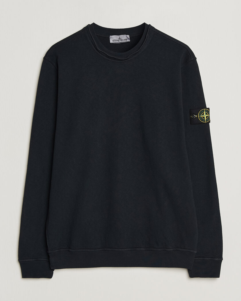 Stone Island Old Dyed Cotton Sweatshirt Navy – Bleu