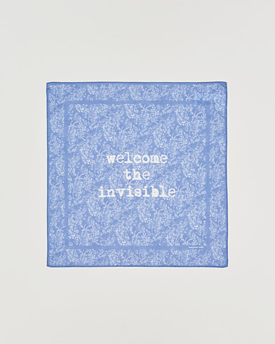 Massimo Alba Printed Cotton Voile Hankerchief Tulip – Bleu