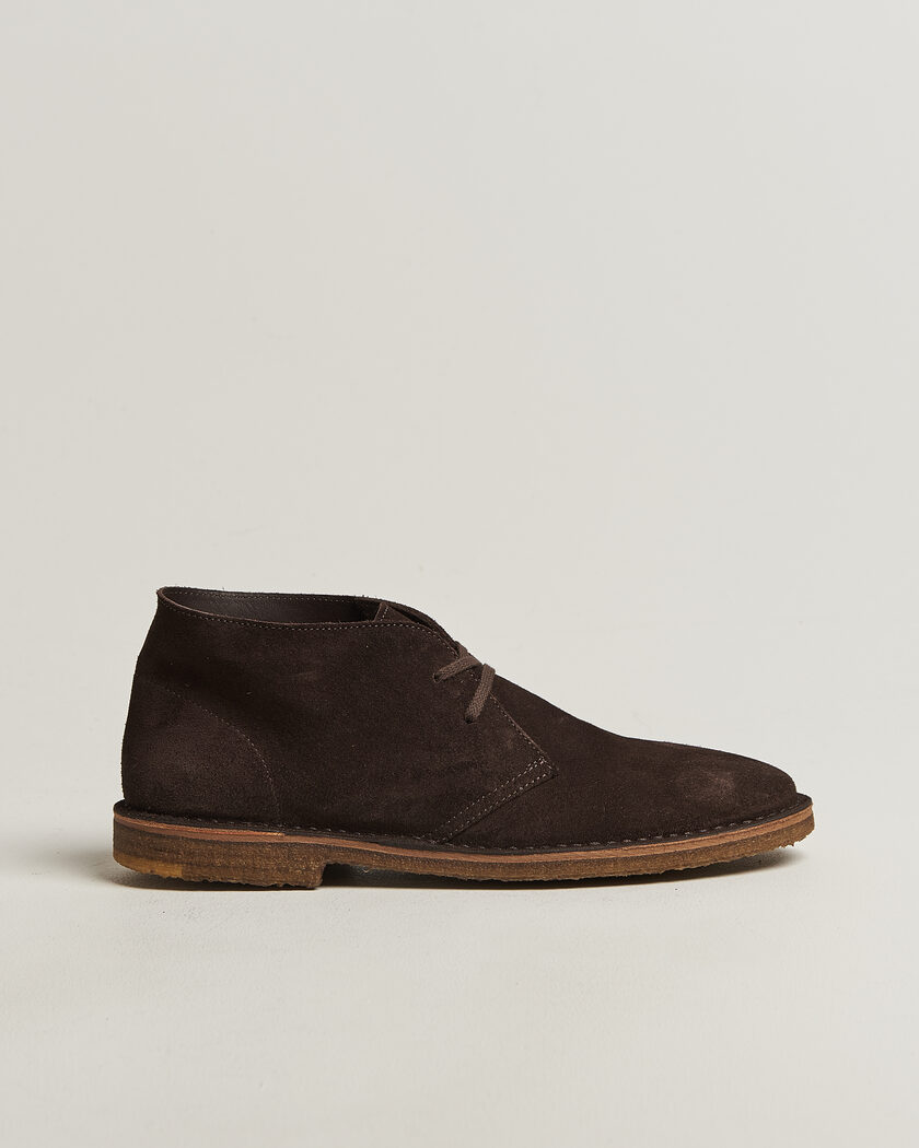 Astorflex Montflex Chukka Boots Dark Brown Suede – Marron