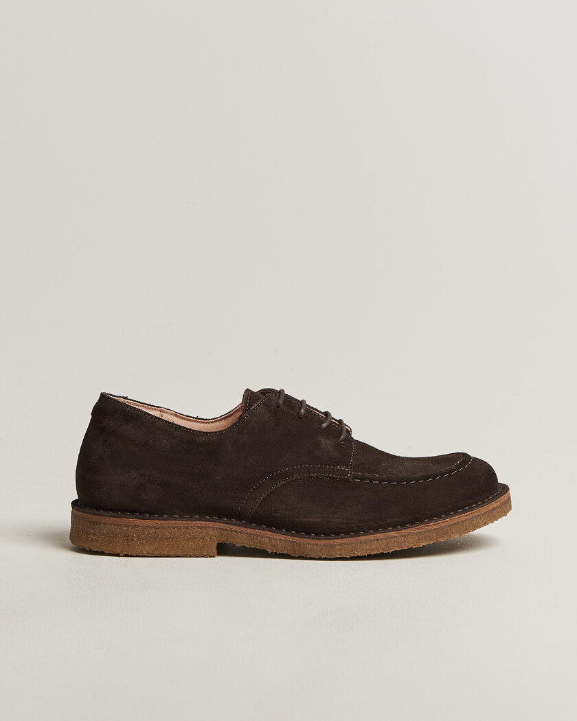 Astorflex Carlflex Derby Dark Brown Suede – Marron