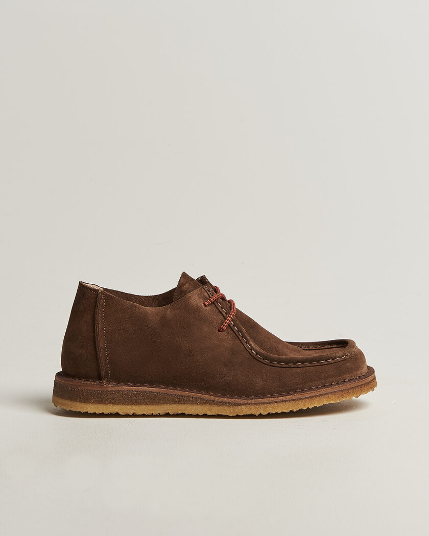 Astorflex Beenflex Shoes Dark Khaki Suede – Marron