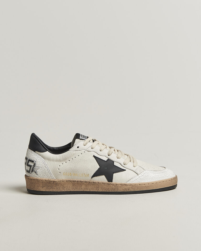 Golden Goose Ball Star Sneakers White/Black – Blanc