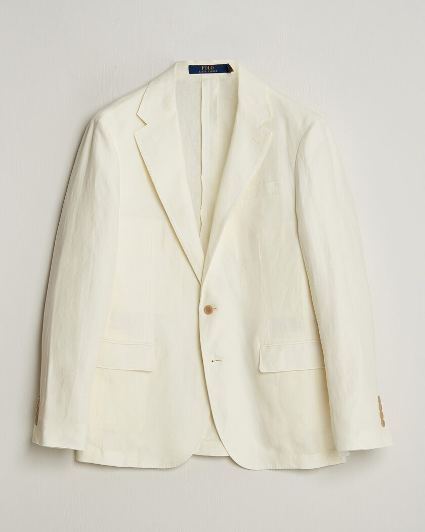 Polo Ralph Lauren Linen Sportcoat Cream – Blanc