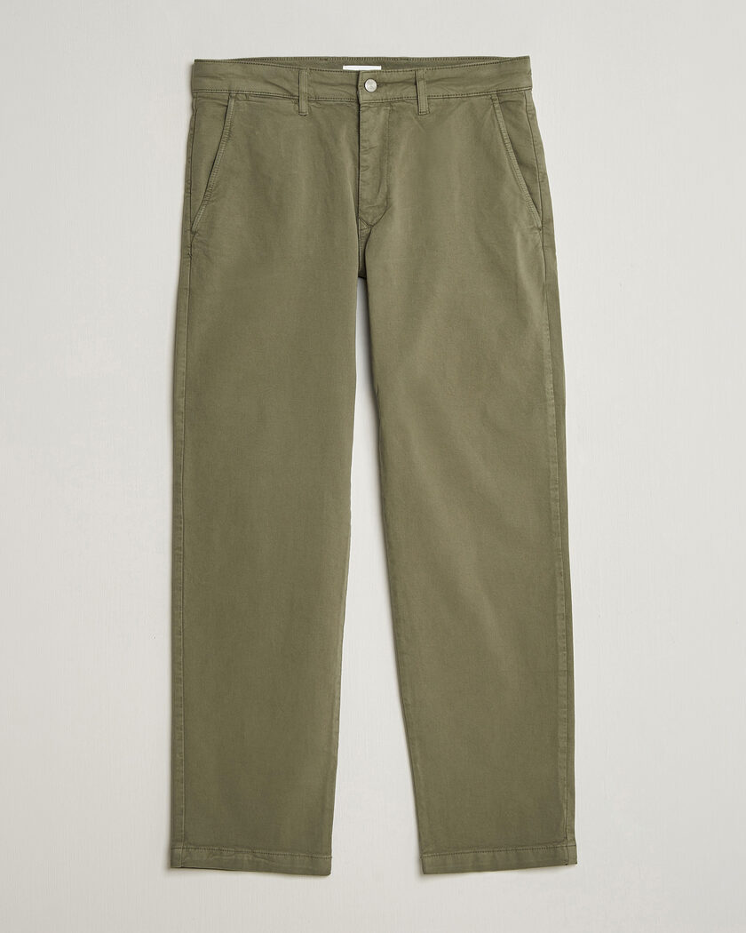 NN07 Aden Regular Fit Chinos Capers Green – Vert