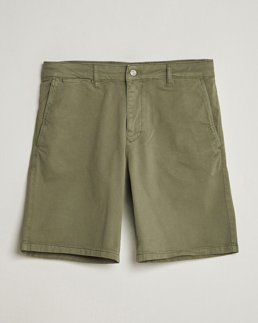 NN07 Aden Regular Fit Chino Shorts Capers Green – Vert