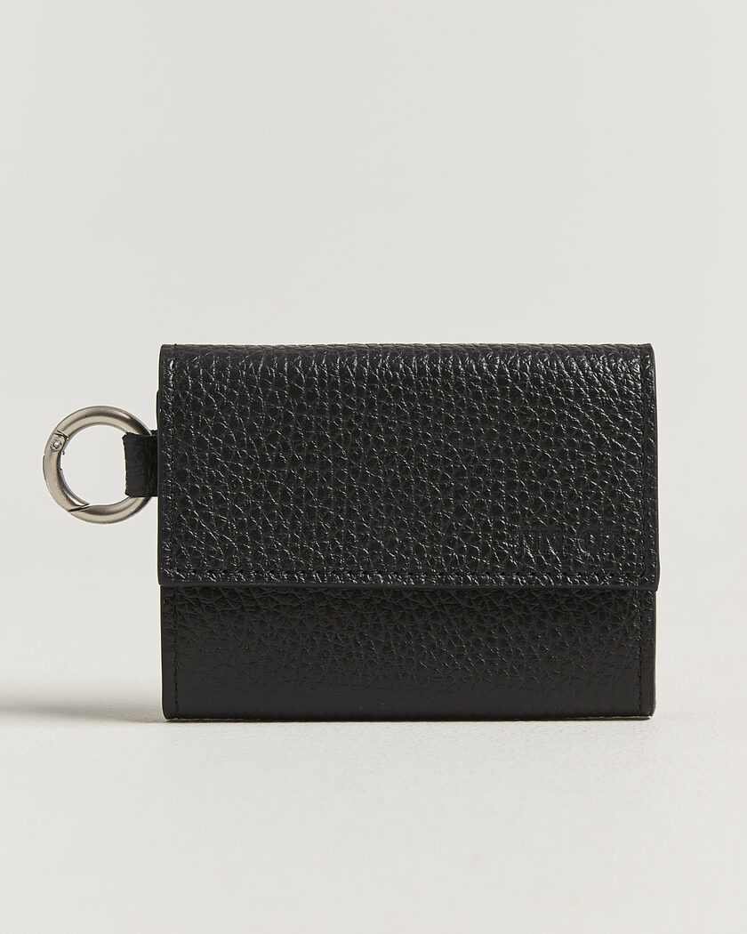 NN07 Foldo Grained Leather Wallet Black – Noir