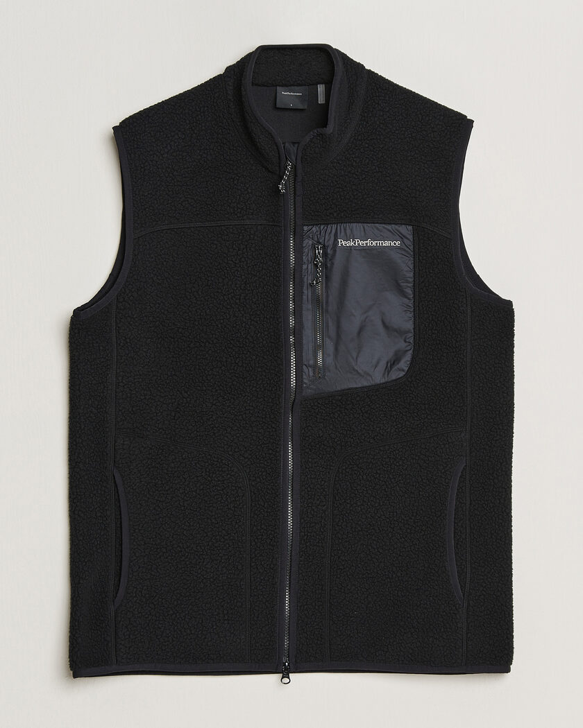 Peak Performance Nature Rush Pile Vest Black – Noir
