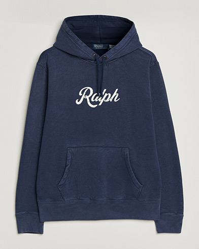 Polo Ralph Lauren Vintage Fleece Logo Hoodie Dark Cobalt – Bleu