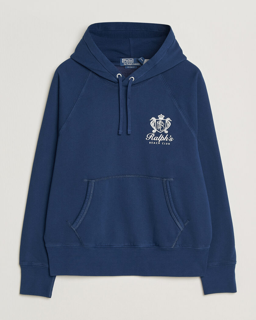 Polo Ralph Lauren Fleece Hoodie Dark Cobalt – Bleu
