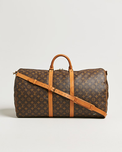 Louis Vuitton Pre-Owned Keepall Bandouliére 55 Monogram – Marron