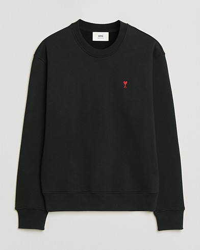 AMI Heart Logo Sweatshirt Black – Noir