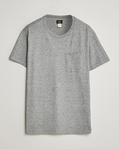 RRL 2-Pack Pocket Tee Heather Grey – Gris