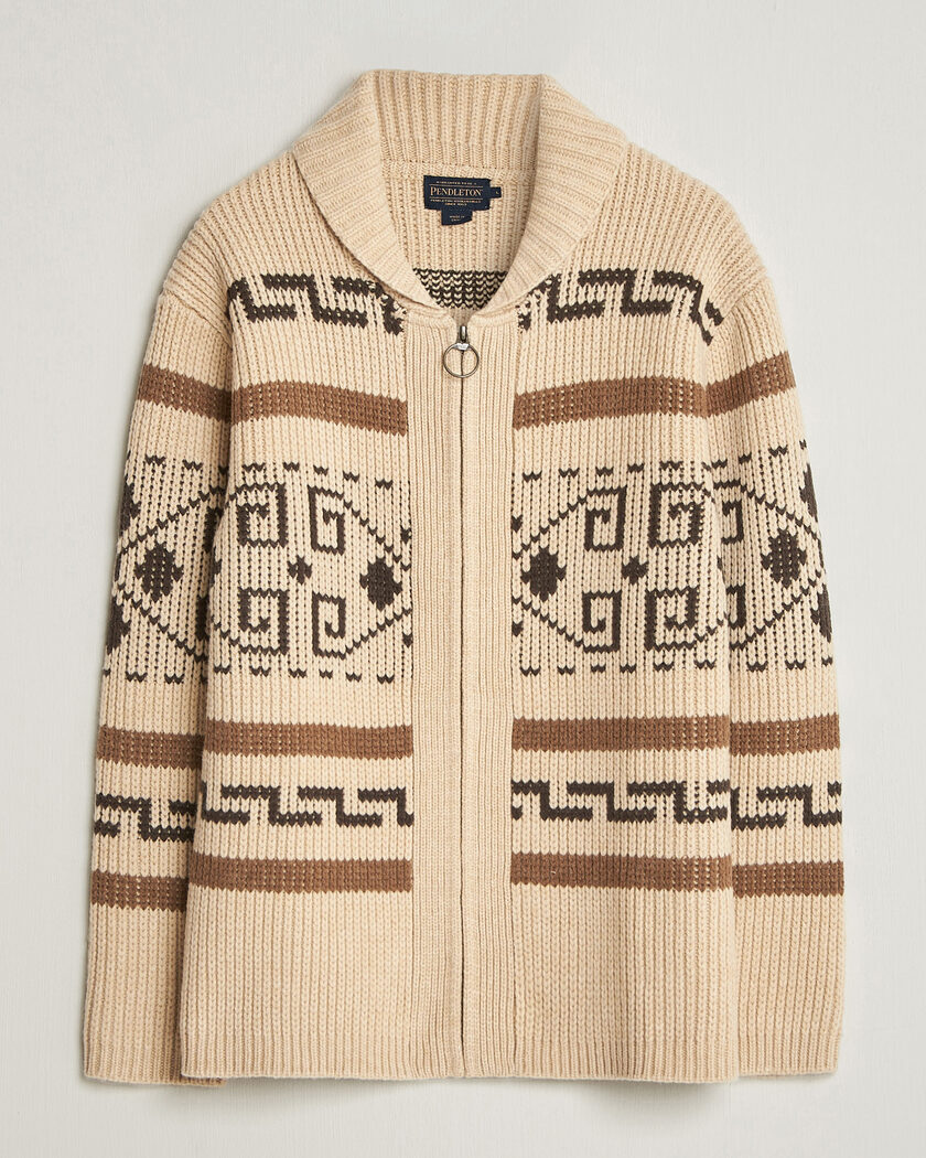Pendleton Original Westerley Cardigan Tan/Brown – Marron