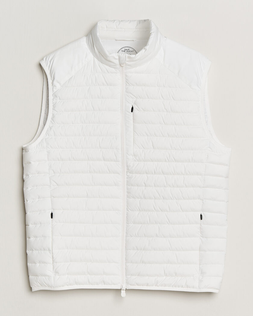 Save The Duck Dave Lightweight Padded Vest Dull White – Blanc