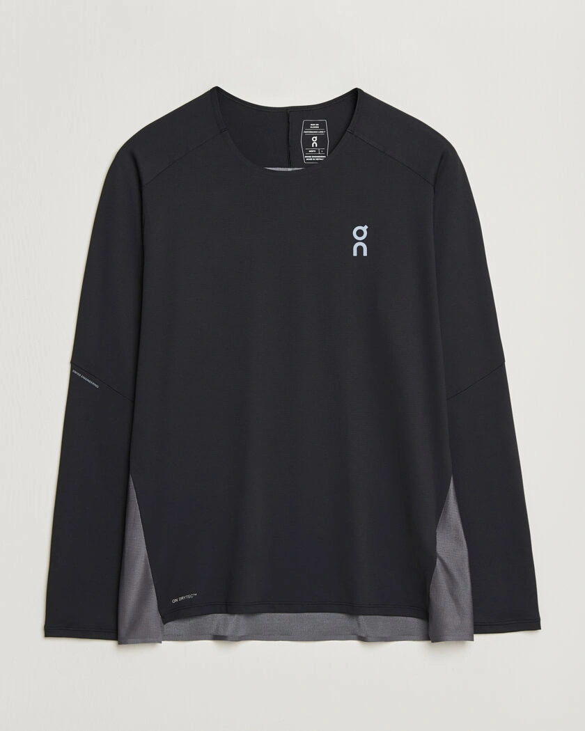 On Performance Long Sleeve T-Shirt Black – Noir