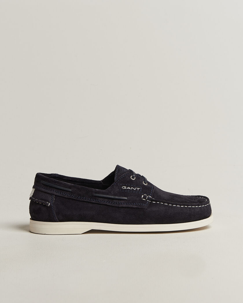Gant Yardport Suede Boat Shoe Marine – Bleu