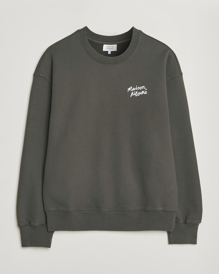 Maison Kitsuné Handwriting Sweatshirt Beluga – Marron