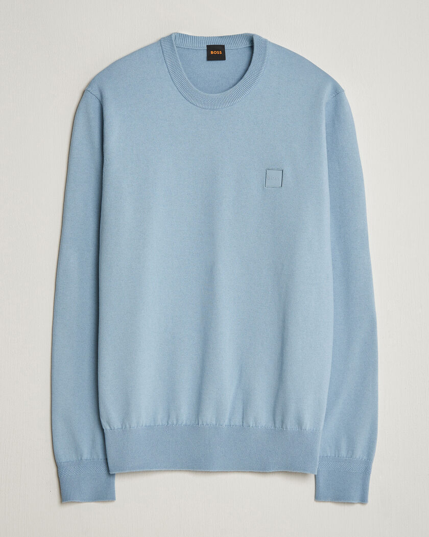 BOSS ORANGE Kanovano Knitted Sweater Light Blue – Bleu