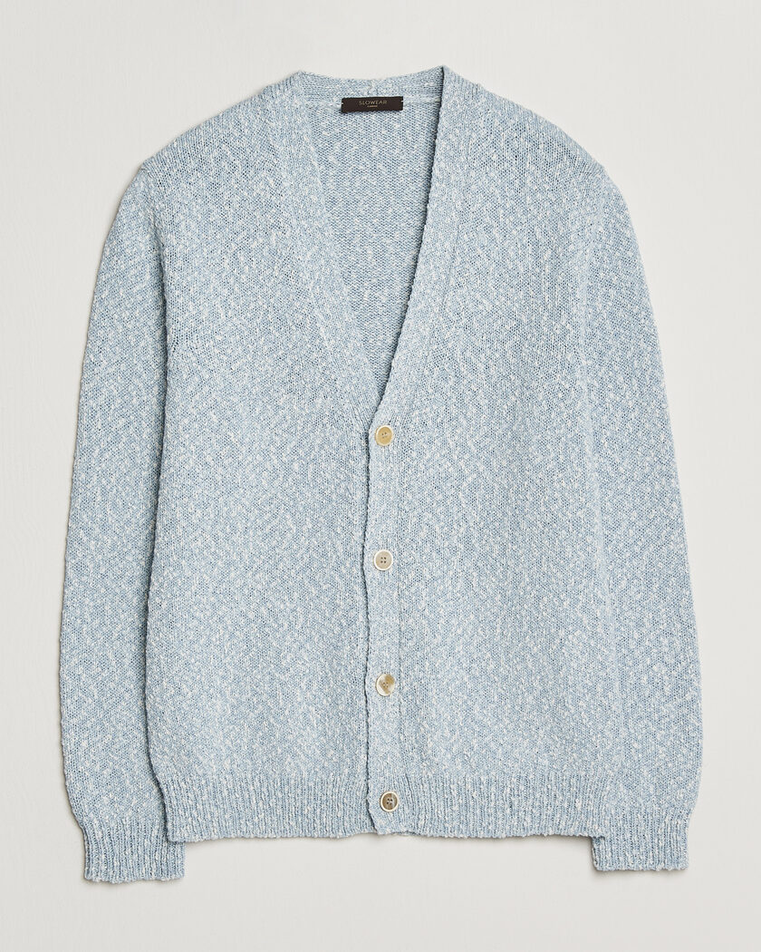 Zanone Mouline Cardigan Sky Blue – Bleu