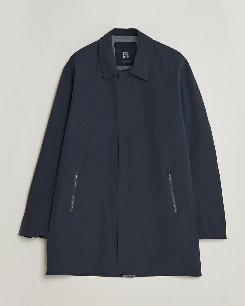 Scandinavian Edition Key II Waterproof Coat Navy – Bleu