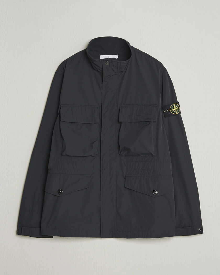 Stone Island Micro Twill Field Jacket Black – Noir