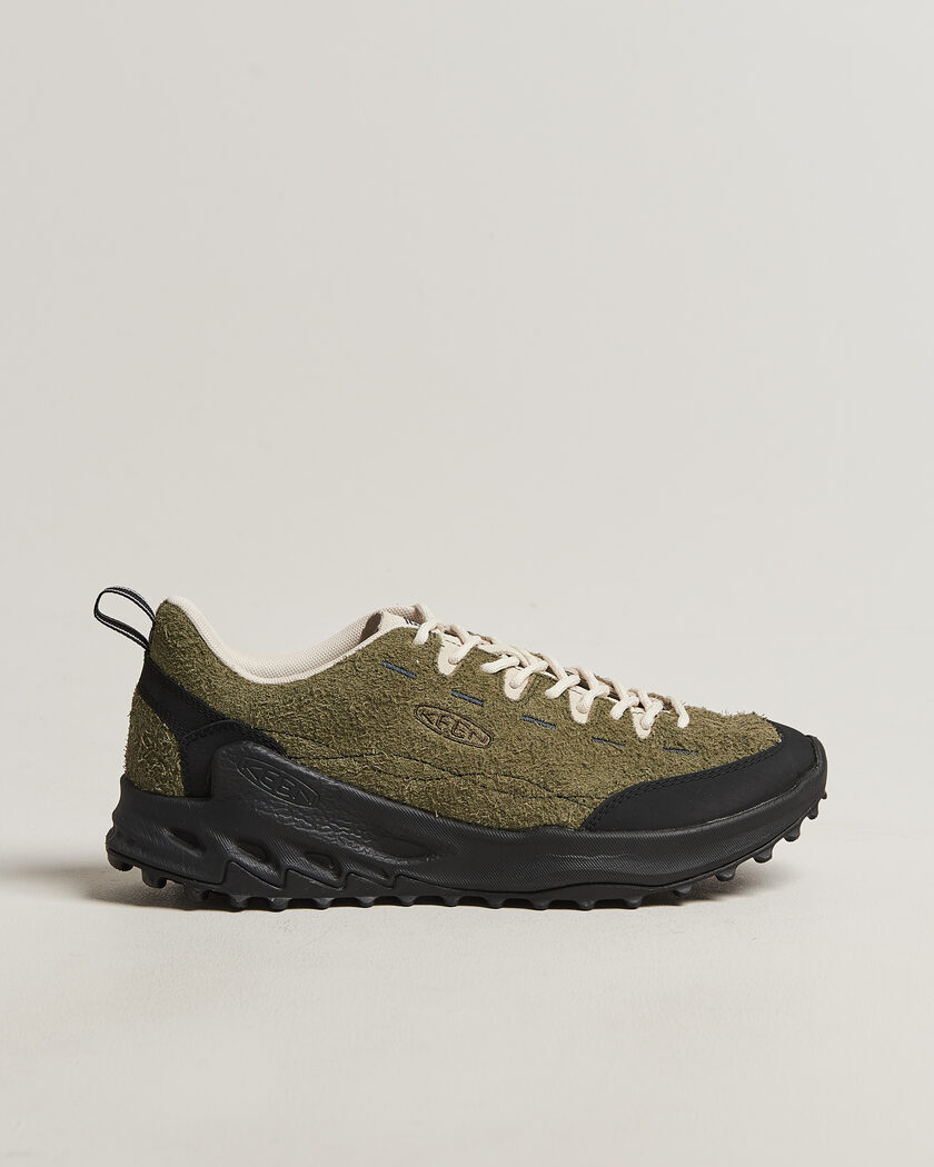 KEEN Jasper Zionic Suede Sneaker Dark Olive – Vert