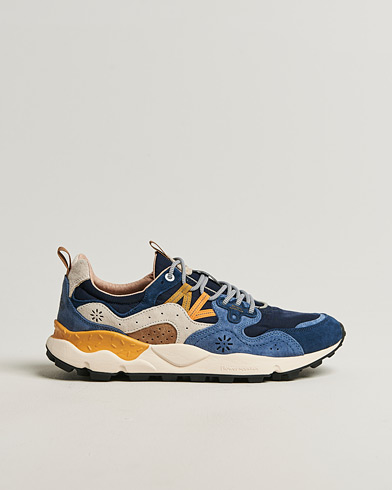 Flower Mountain Yamano 3 Suede/Nylon Sneaker Dark Blue – Bleu