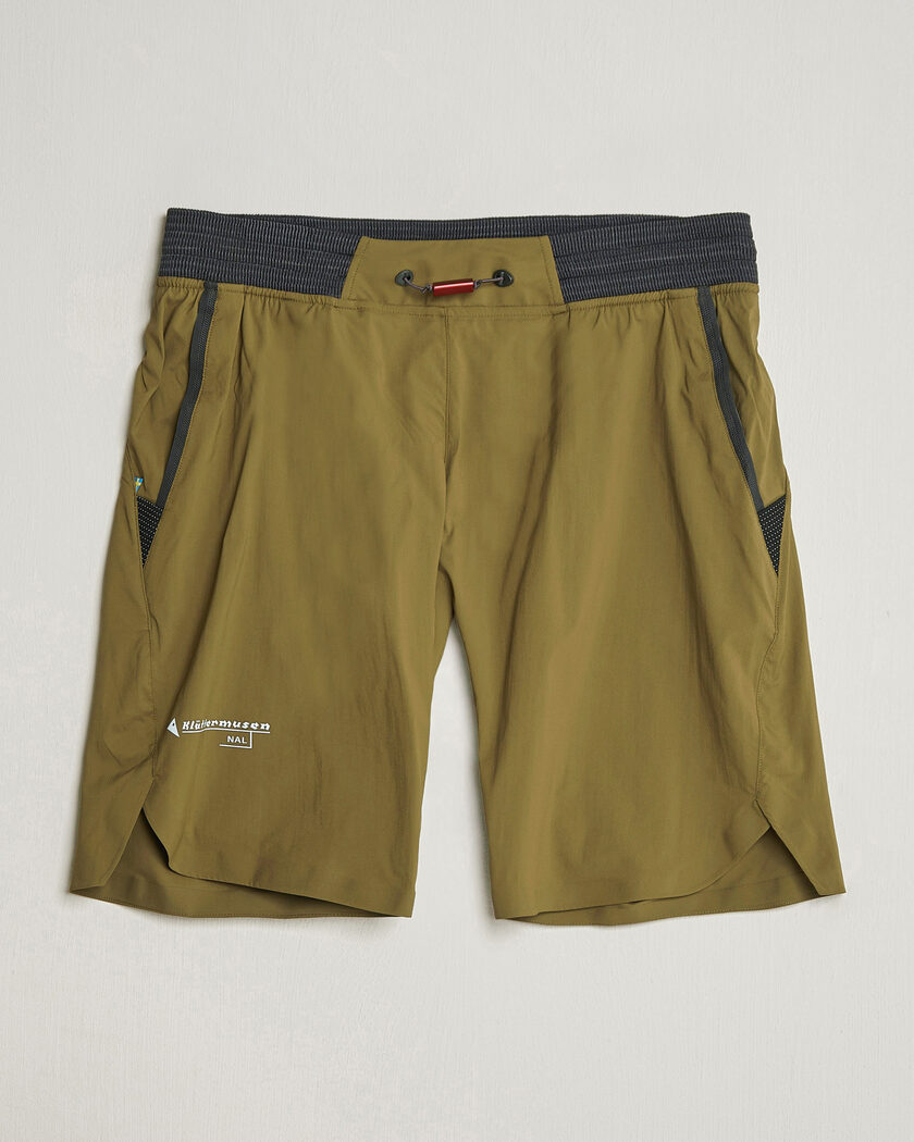 Klättermusen Nal Windbreaker Shorts Olive – Vert