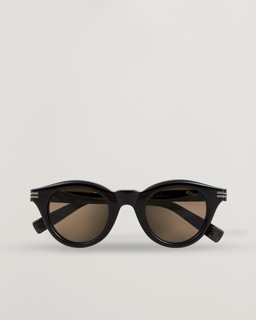 Zegna EZ0302 Sunglasses Black – Noir
