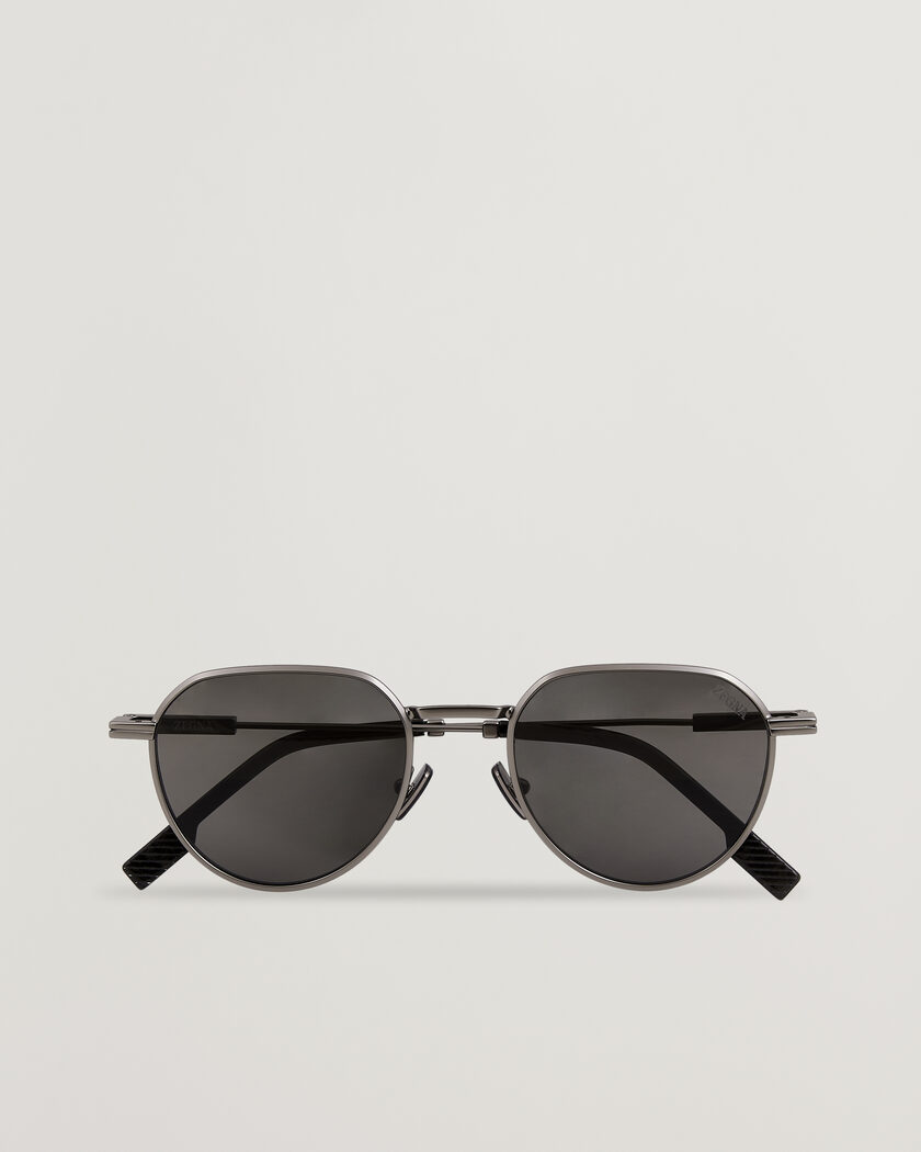 Zegna EZ0297 Sunglasses Gunmetal – Noir