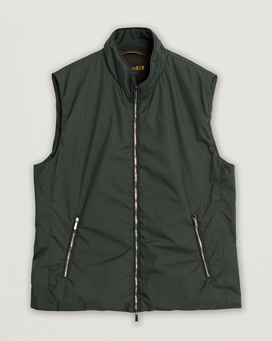 Pre-owned MooRER Senio Padded Vest Forest – Vert