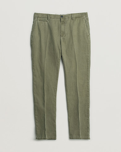 Pre-owned Dondup Joe Cotton Chinos Olive Green – Vert
