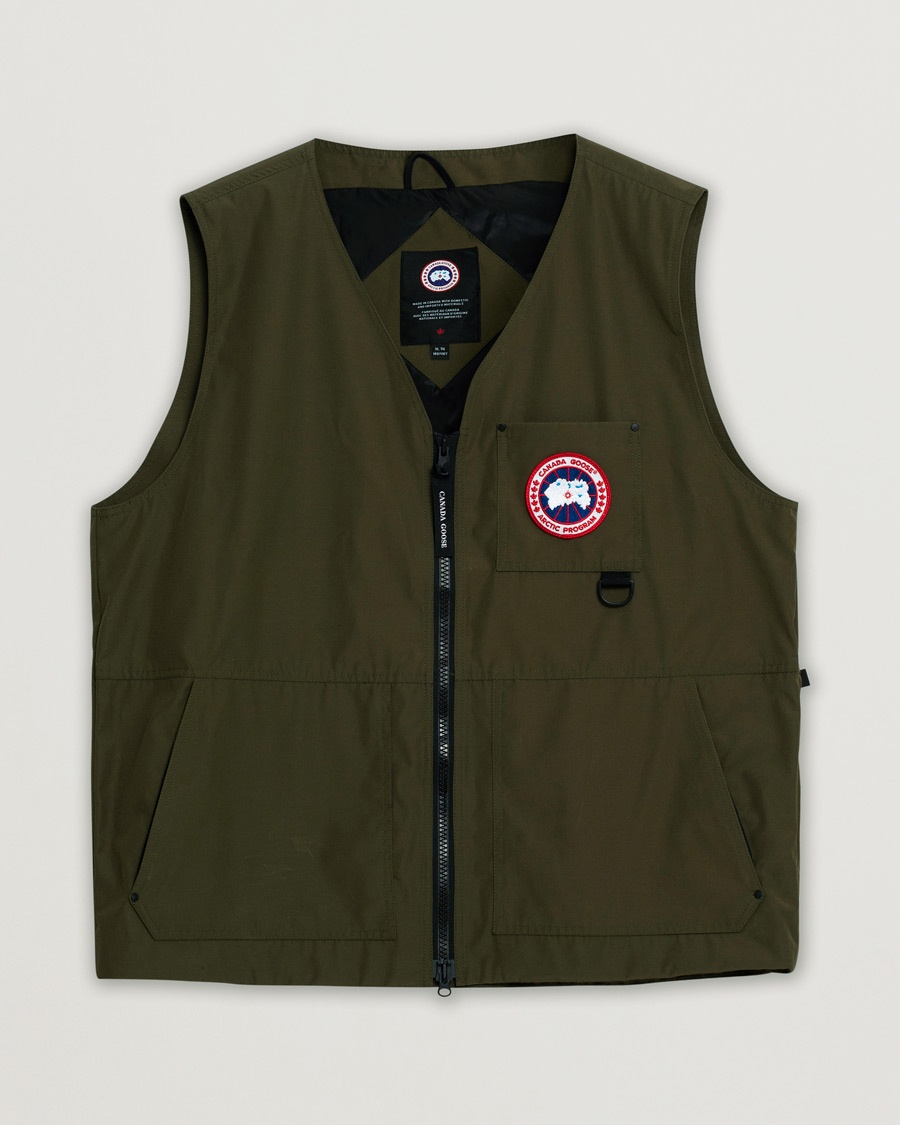 Pre-owned Canada Goose Canmore Vest Military Green – Vert