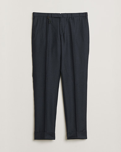 Pre-owned Incotex Slim Fit Flannel Trousers Navy 50 – Bleu