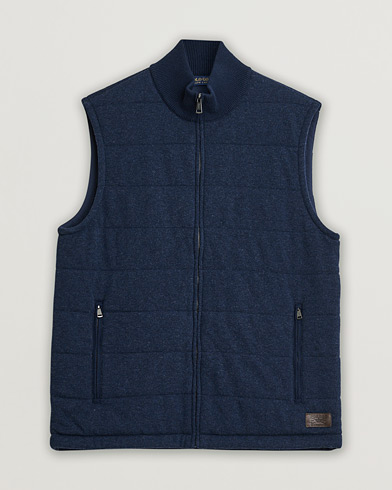 Pre-owned Polo Golf Knitted Wool Vest Navy L – Bleu
