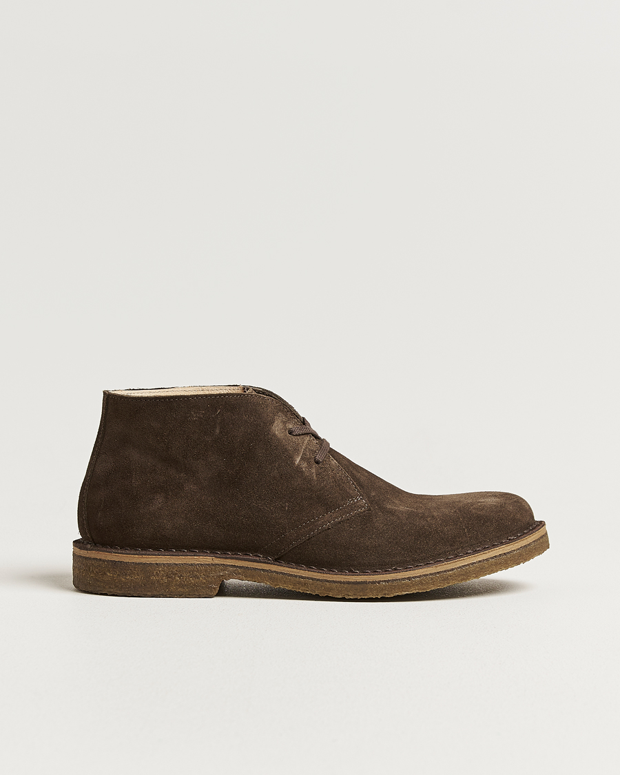 Homme | Bottes | Astorflex | Greenflex Desert Boot Dark Brown Suede