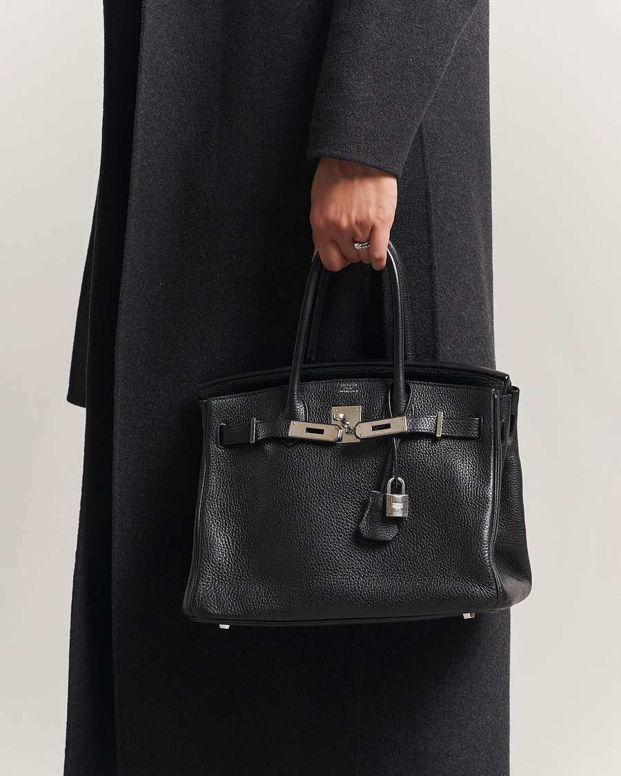 Homme | Hermès Pre-Owned Birkin 30 Togo Leather Black | Hermès Pre-Owned | Birkin 30 Togo Leather Black