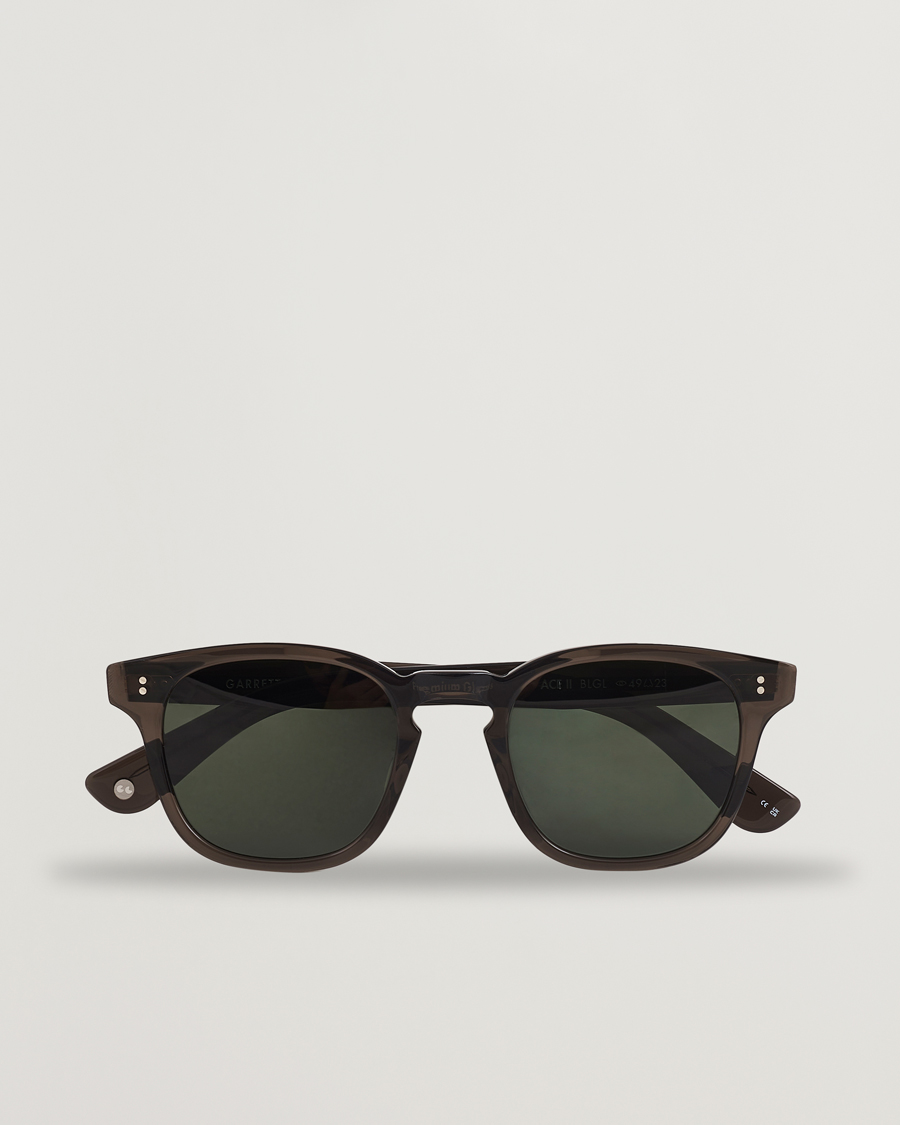 Homme | Garrett Leight Ace II 49 Sunglasses Black Glass | Garrett Leight | Ace II 49 Sunglasses Black Glass