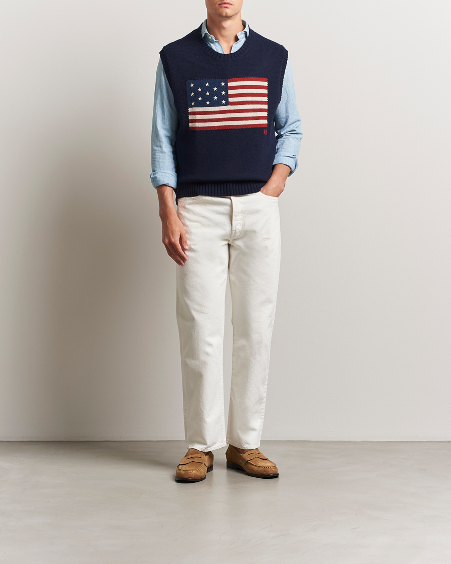 Homme | Jeans | Polo Ralph Lauren | Stanford Heritage Straight Fit Jeans Matheo White