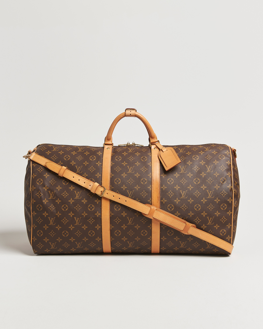Homme | Louis Vuitton Pre-Owned Keepall Bandoulière 60 Monogram | Louis Vuitton Pre-Owned | Keepall Bandoulière 60 Monogram